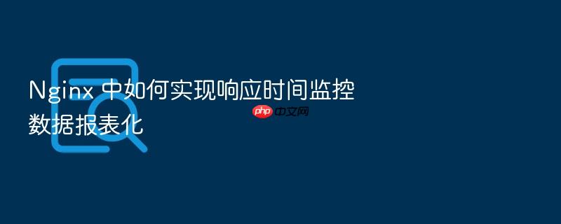 nginx 中如何实现响应时间监控数据报表化