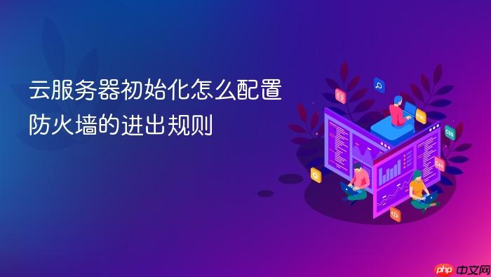 云服务器初始化怎么配置防火墙的进出规则