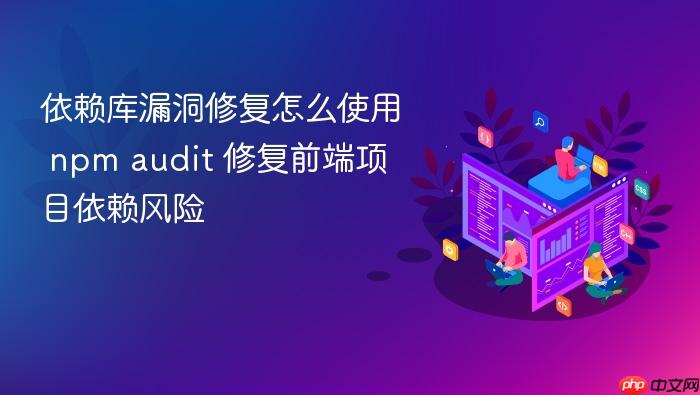 依赖库漏洞修复怎么使用 npm audit 修复前端项目依赖风险