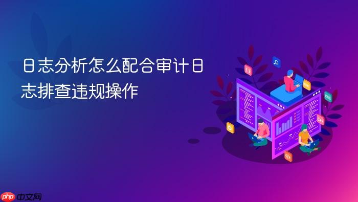 日志分析怎么配合审计日志排查违规操作