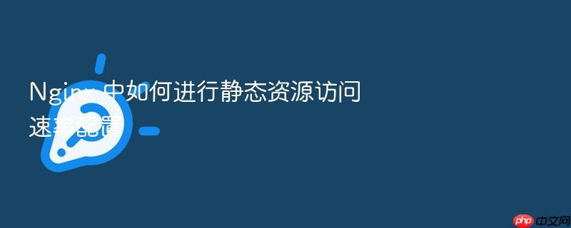 nginx 中如何进行静态资源访问速率配置