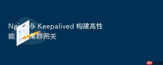 nginx 与 keepalived 构建高性能 api 集群网关