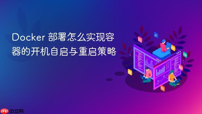 docker 部署怎么实现容器的开机自启与重启策略