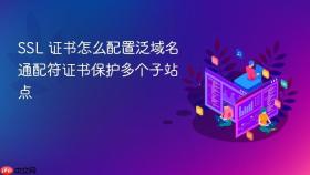 SSL 证书怎么配置泛域名通配符证书保护多个子站点