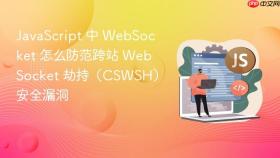 javascript 中 websocket 怎么防范跨站 websocket 劫持(cswsh)安全漏洞