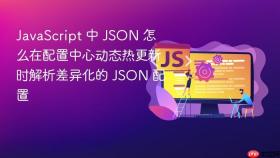 javascript 中 json 怎么在配置中心动态热更新时解析差异化的 json 配置