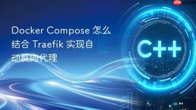 docker compose 怎么结合 traefik 实现自动反向代理