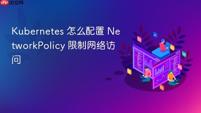 kubernetes 怎么配置 networkpolicy 限制网络访问