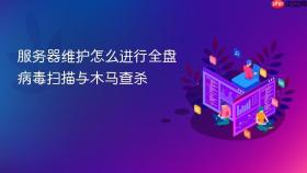 服务器维护怎么进行全盘病毒扫描与木马查杀