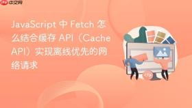 javascript 中 fetch 怎么结合缓存 api(cache api)实现离线优先的网络请求