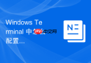 Windows Terminal 中怎么配置启动时自动运行指定的初始化脚本