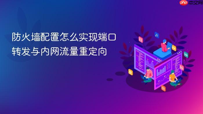 防火墙配置怎么实现端口转发与内网流量重定向