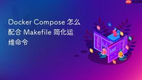 docker compose 怎么配合 makefile 简化运维命令