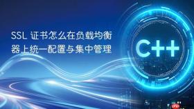 SSL 证书怎么在负载均衡器上统一配置与集中管理