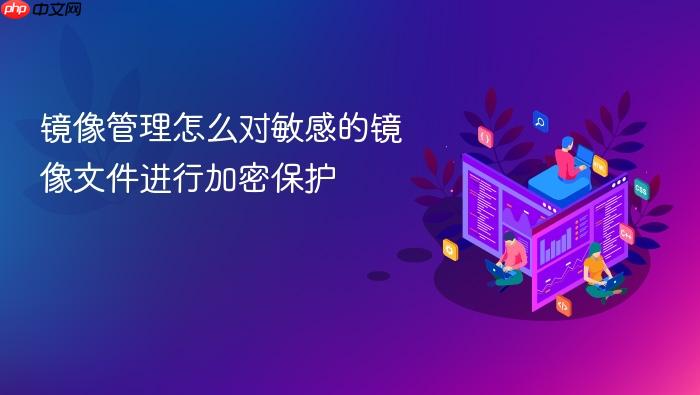 镜像管理怎么对敏感的镜像文件进行加密保护