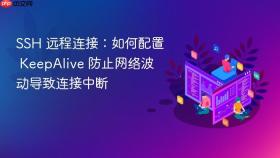 ssh 远程连接:如何配置 keepalive 防止网络波动导致连接中断