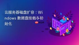 云服务器磁盘扩容:windows 数据盘挂载与初始化