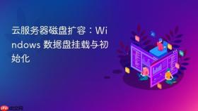 云服务器磁盘扩容：Windows 数据盘挂载与初始化