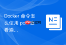 Docker 命令怎么使用 port 查看端口映射关系