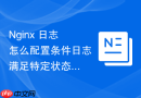 Nginx 日志怎么配置条件日志满足特定状态码才记录访问信息