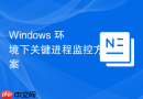 Windows 环境下关键进程监控方案