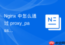 Nginx 中怎么通过 proxy_pass 配合正则实现动态路径重写转发