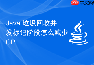 java 垃圾回收并发标记阶段怎么减少 cpu 消耗