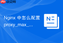nginx 中怎么配置 proxy_max_temp_file_size 控制临时文件缓存大小