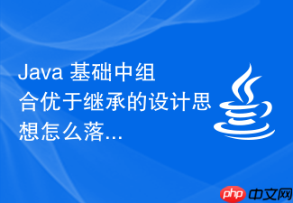 java 基础中组合优于继承的设计思想怎么落地