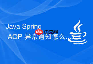 java spring aop 异常通知怎么捕获业务层错误