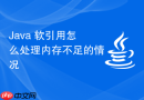 java 软引用怎么处理内存不足的情况
