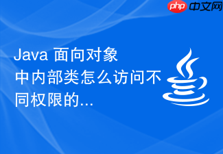 java 面向对象中内部类怎么访问不同权限的外部成员