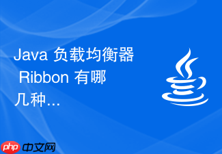 java 负载均衡器 ribbon 有哪几种策略怎么自定义规则
