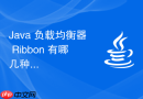 java 负载均衡器 ribbon 有哪几种策略怎么自定义规则
