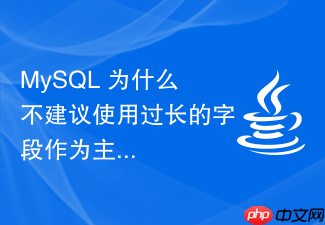 mysql 为什么不建议使用过长的字段作为主键索引