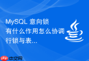 mysql 意向锁有什么作用怎么协调行锁与表锁