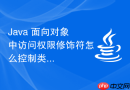 Java 面向对象中访问权限修饰符怎么控制类和成员可见性