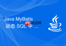 java mybatis 动态 sql 中 `<if>` 标签怎么条件判断