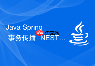java spring 事务传播 `nested` 嵌套事务怎么实现回滚部分