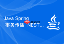 java spring 事务传播 `nested` 嵌套事务怎么实现回滚部分