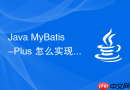 java mybatis-plus 怎么实现多租户数据隔离