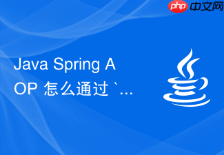 java spring aop 怎么通过 `@pointcut` 复用切点表达式