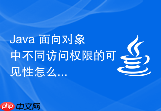 java 面向对象中不同访问权限的可见性怎么梳理
