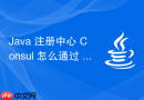 Java 注册中心 Consul 怎么通过 Raft 协议实现服务发现