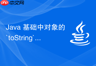 java 基础中对象的 `tostring` 方法怎么规范重写
