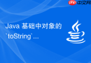 Java 基础中对象的 `toString` 方法怎么规范重写