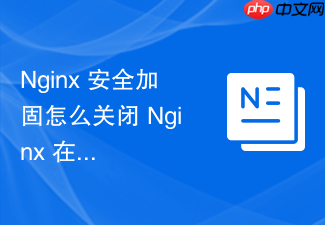 nginx 安全加固怎么关闭 nginx 在错误页面中显示的软件版本号