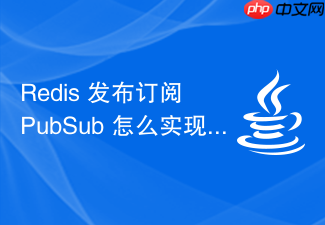 redis 发布订阅 pubsub 怎么实现简易消息队列