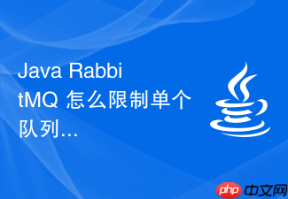 java rabbitmq 怎么限制单个队列的最大消息数和占用内存