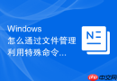 Windows 怎么通过文件管理利用特殊命令强行删除带有无效字符的死锁文件